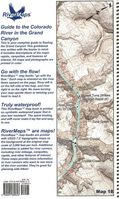 Eighth Edition Rivermaps Guide to the Colorado River in the Grand Canyon