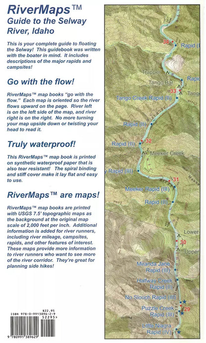 Rivermaps offers a comprehensive selection of river maps specifically designed for Idaho, including the Guide to the Selway River in Idaho. Our guide books provide detailed information to help you navigate and explore these rivers with ease.