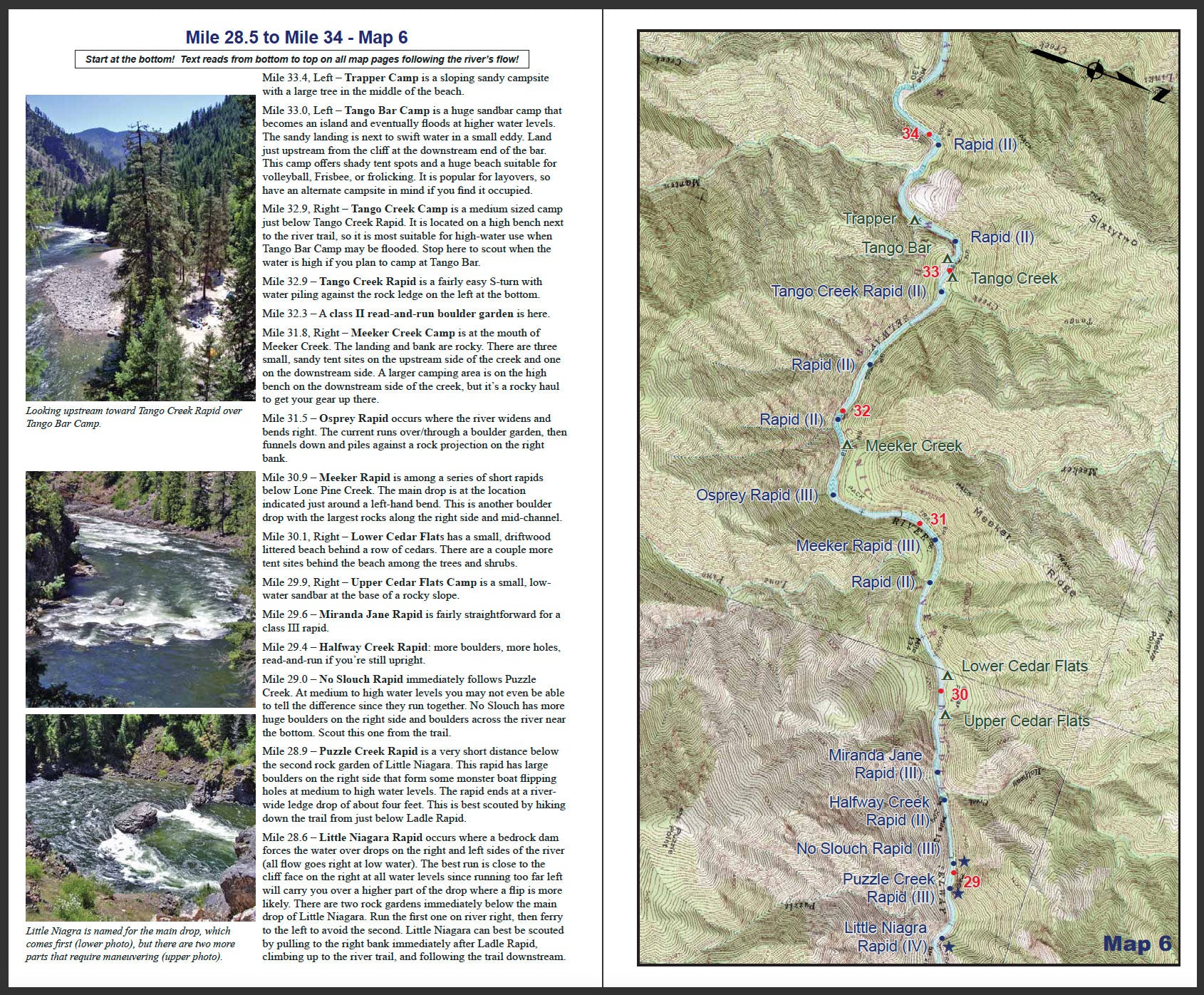 Two Rivermaps guide books featuring detailed maps of the Selway River in Idaho.