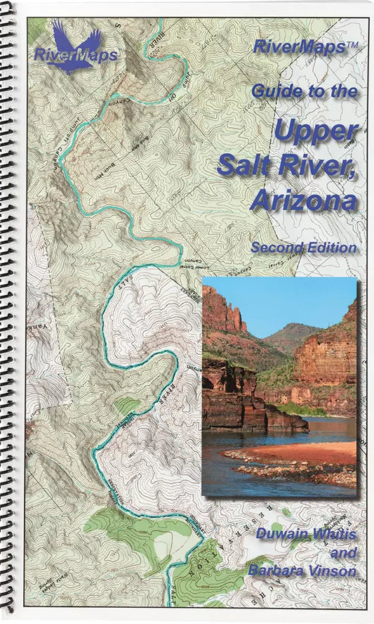 Rivermaps Guide to the Upper Salt River in Arizona is a waterproof guidebook.