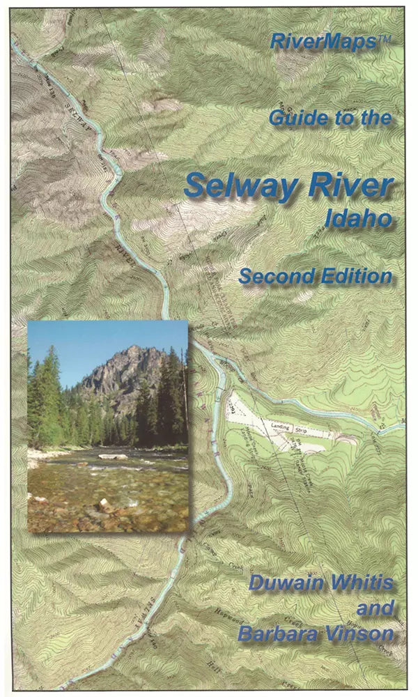 The cover of the Rivermaps guide book to the Selway River in Idaho.
