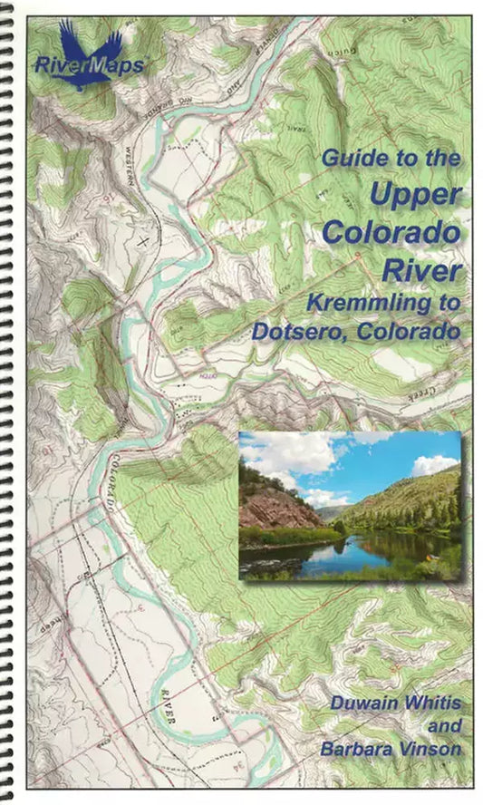 The Rivermaps Waterproof Guide book to the Upper Colorado river in Utah.